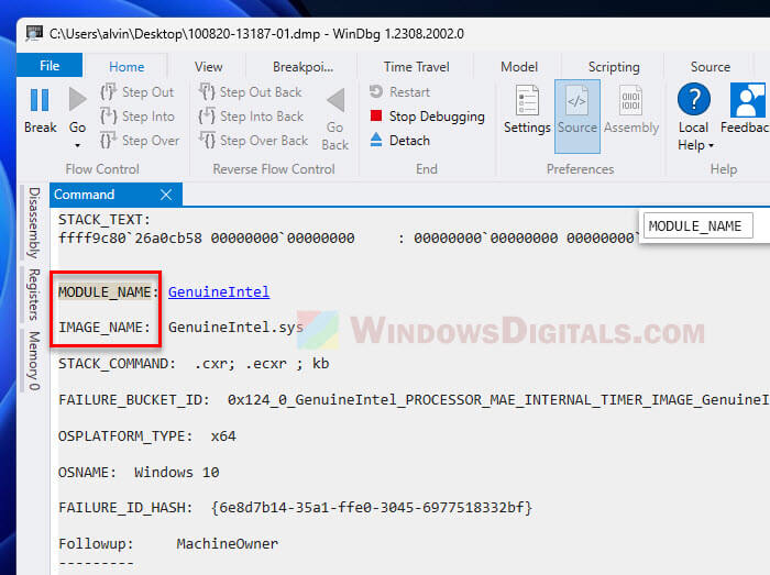 0x0000013a blue screen bugcheck error Windows 11 10
