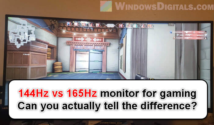 144Hz vs 165Hz Monitor Valorant CSGO