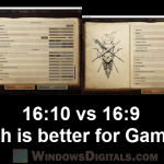 16 10 vs 16 9 Aspect Ratio for Gaming