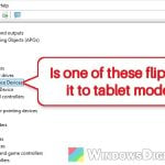 2-in-1 Laptop Keeps Switching to Tablet Mode in Windows 11