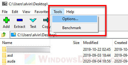 7-Zip options to remove CRC SHA from right click Windows 11 10