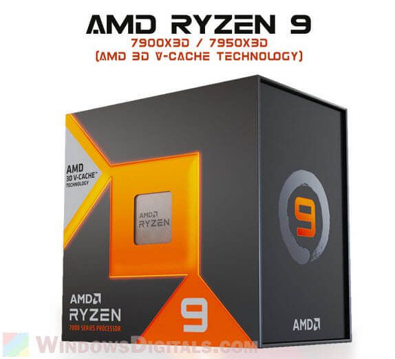 AMD Ryzen 9 7900X3D and 7950X3D