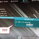 ASRock Instant Flash No image file detected
