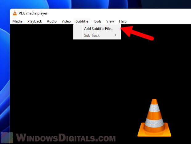 Add 3d subtitles in VLC media player