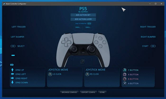 Add PS5 controller to Steam fox Xbox Game Pass PC