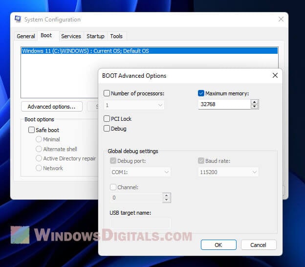 Adjust maximum memory to fix hardware reserved memory