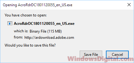 Adobe Acrobat Reader DC 11 Standalone Offline Installer Download Windows 10
