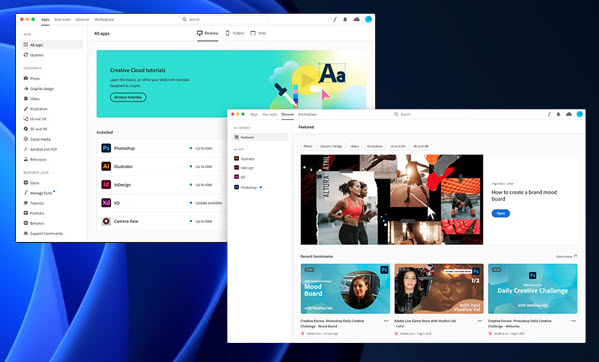 Adobe Creative Cloud Windows 11