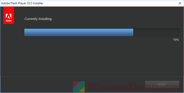 install adobe flash player for windows 10