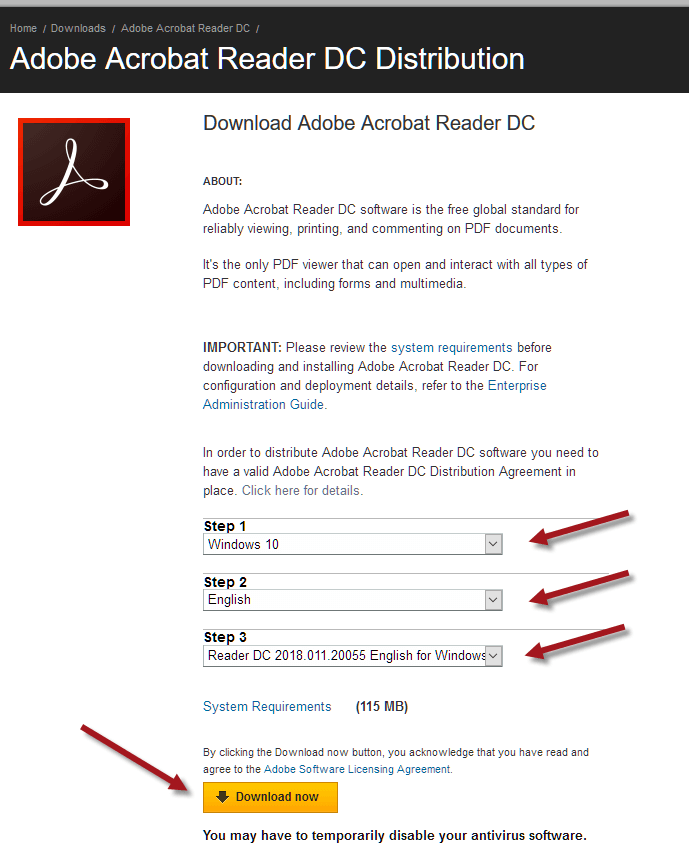 free adobe acrobat dc download only