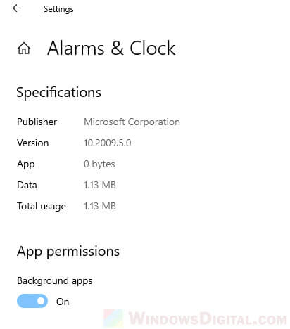 Alarms Windows 10 no sound