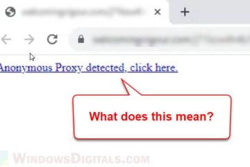 Anonymous Proxy detected click here on Android iPhone PC