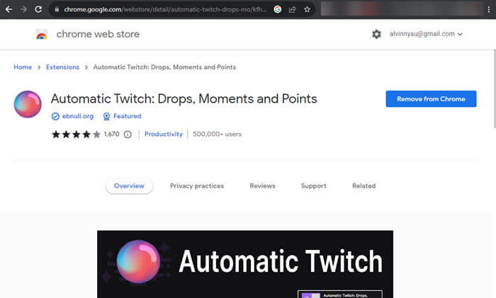 Automatic Twitch: Drops, Moments and Points