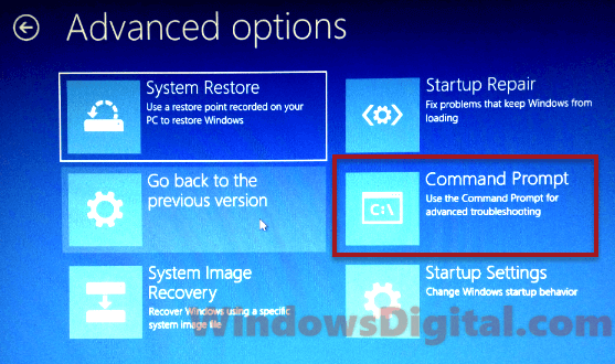 Command Prompt to fix BAD_SYSTEM_CONFIG_INFO