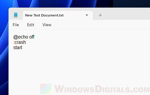 Batch file infinite loop of Command Prompt windows