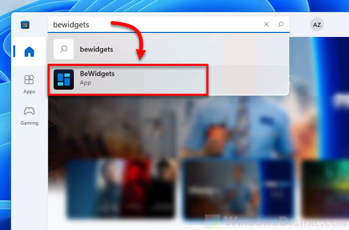 BeWidgets Microsoft Store