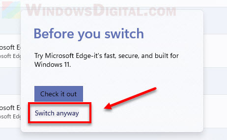 Coba Edge Switch sebelum Anda tetap beralih Windows 11
