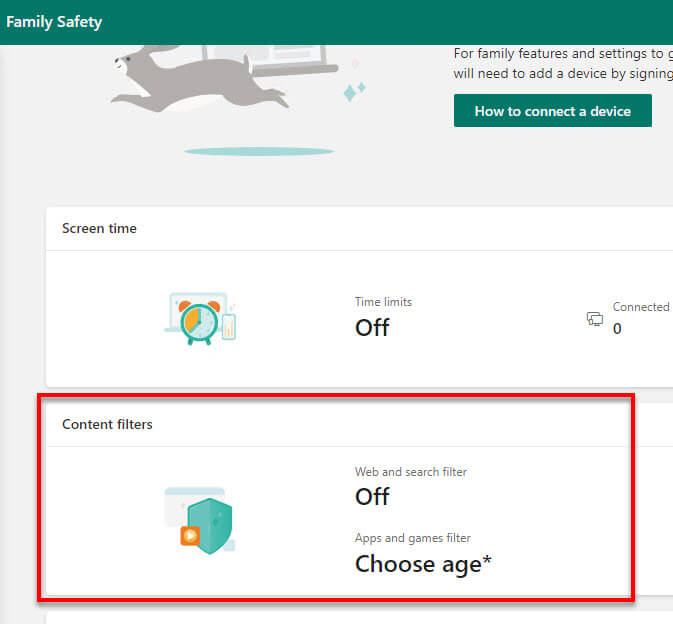Block adult content using Microsoft Family Safety