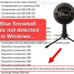 Blue Snowball Driver Not Working on Windows 11 10