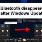 Bluetooth Disappeared after Windows 11 10 Update