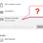 Bluetooth Remove Failed Windows 11 10