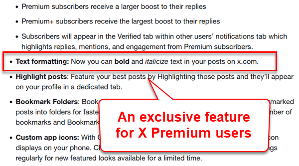 Bold or Italicize on X (Twitter) without X Premium