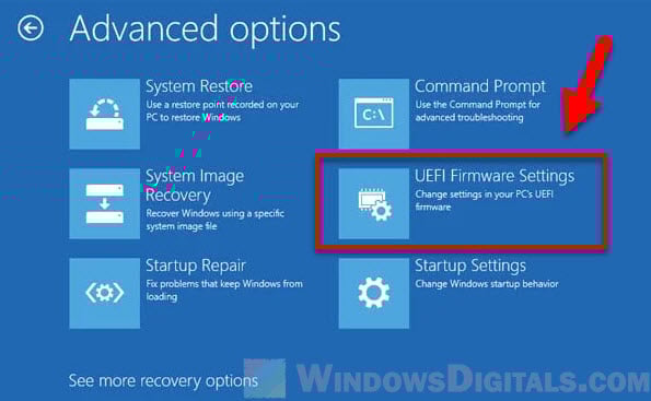 Boot Windows 11 into UEFI BIOS