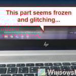 Bottom of Laptop Screen Glitching and Freezing