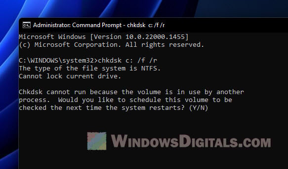 CHKDSK Windows 11