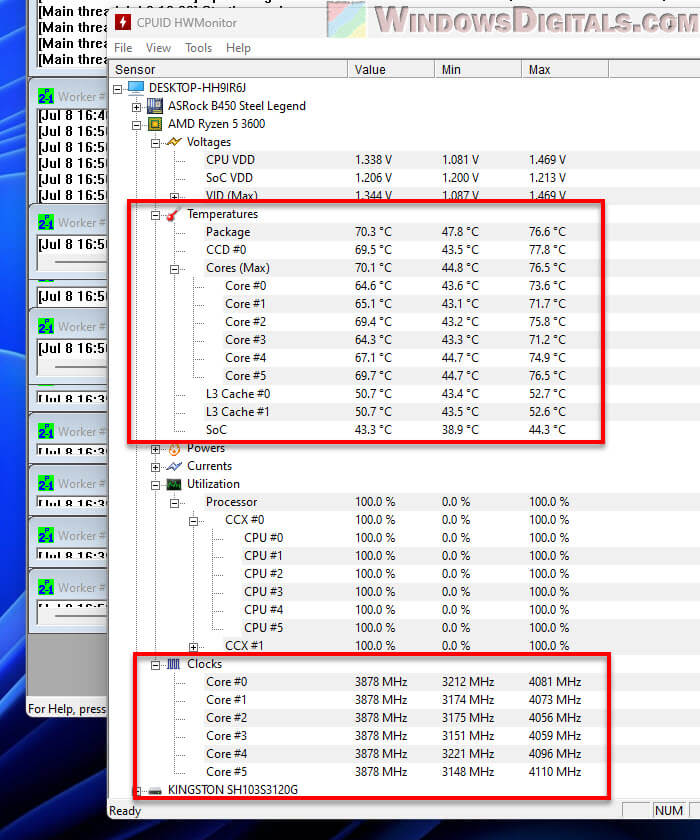 CPU Throttling Test Windows 11