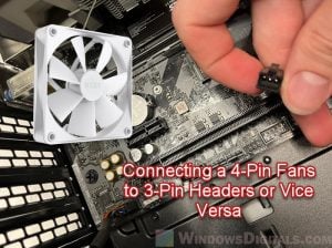 can you control 3 pin fans