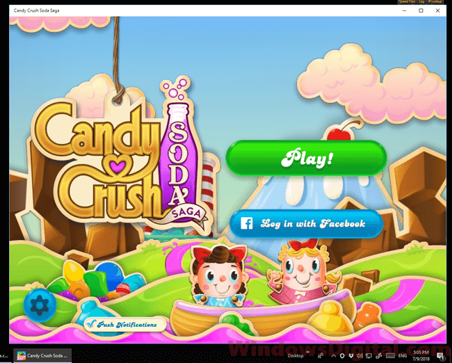 candy crush soda won t load