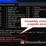 Cannot Completely Uninstall a Driver in Windows 11