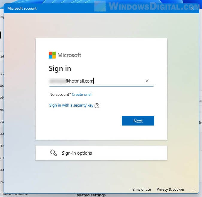 Change Administrator Email in Windows 11