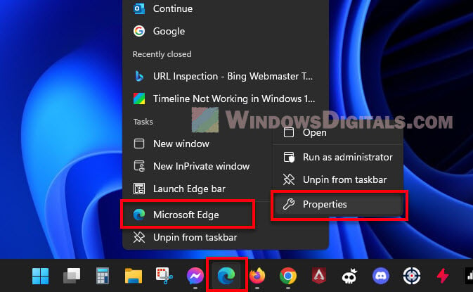 Change Edge Icon on Taskbar