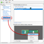 Change Main Display Monitor Windows 10 NVIDIA control panel
