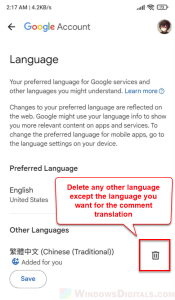 Language For Commenting How to Change Comment Translation Language on YouTube