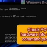 Check PC Hardware Manufacturer Model using CMD