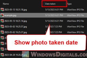 Check photo taken date Windows 11