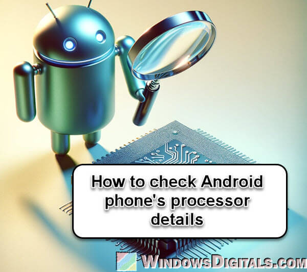 Checking Android Phone's Processor Information