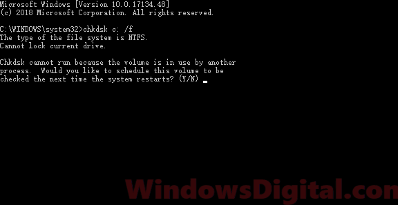 Chkdsk command