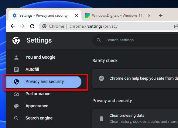 Chrome Privacy and Security