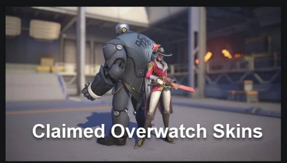 Claimed Twitch Drops Overwatch Skin