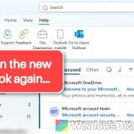 Classic Outlook Keeps Switching Back to the New Outlook