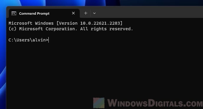 Command Prompt Windows 11