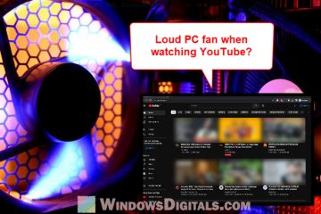 Computer Fan is Loud When Watching YouTube Videos