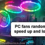 Computer Fans Randomly Speed Up