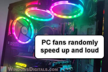 Computer Fans Randomly Speed Up