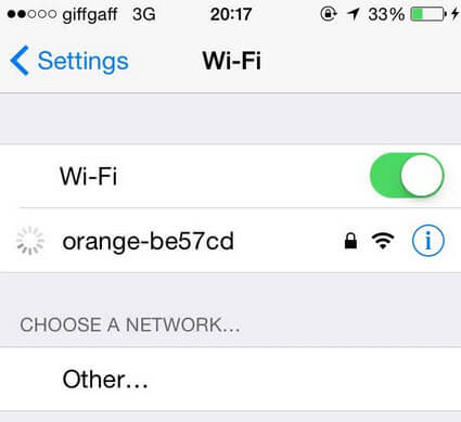 Connect iPhone or iPad to WiFi Windows