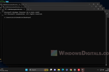 Crash Windows 11 with CMD window